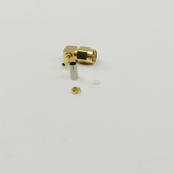 SMA Male Right Angle Connector RG316-DS Gold Plated